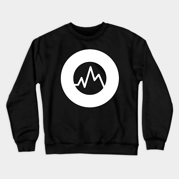 Sonokinetic White Logo Crewneck Sweatshirt by sonokinetic